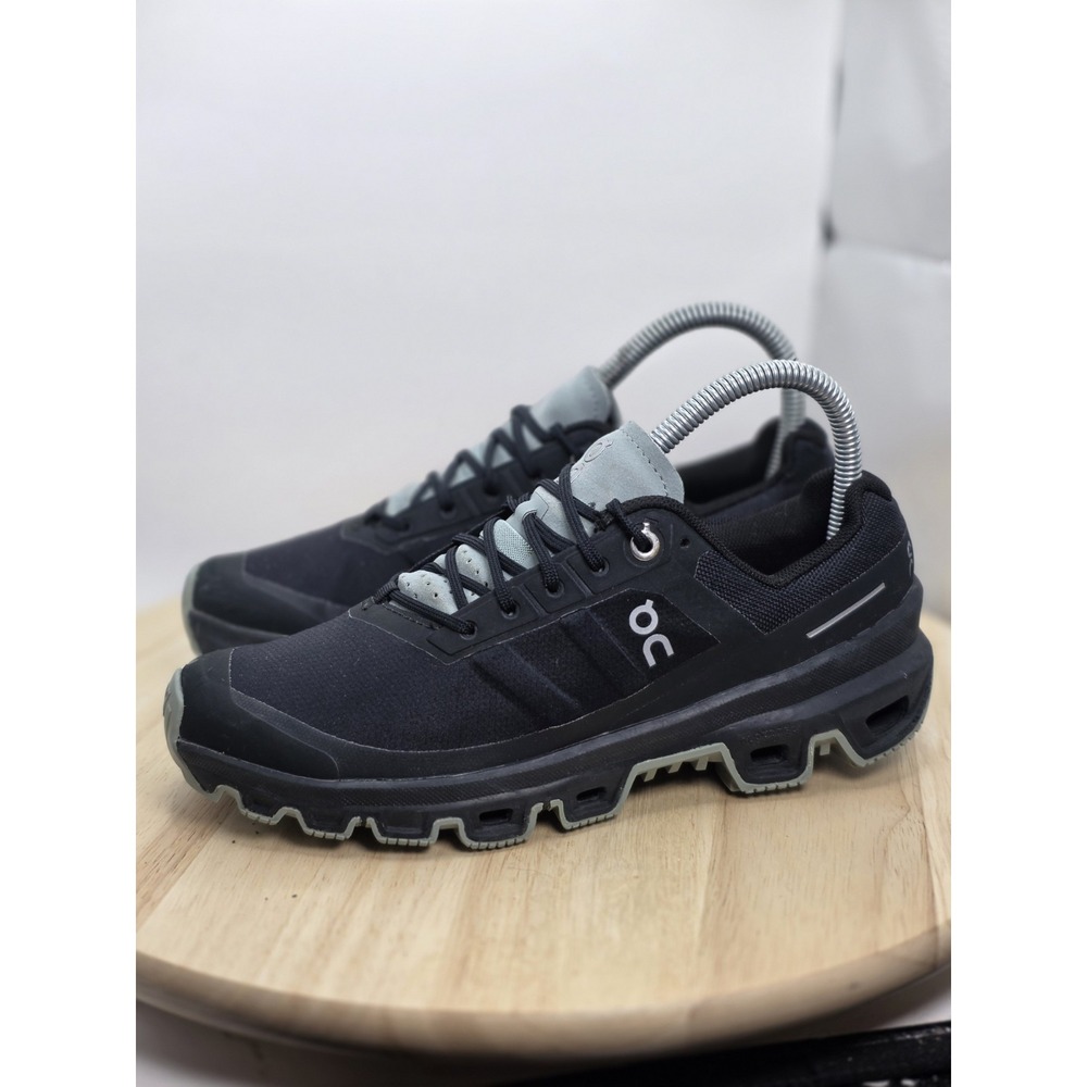 Women's Size 6.5 - On Running Cloud Venture Black/cobble
